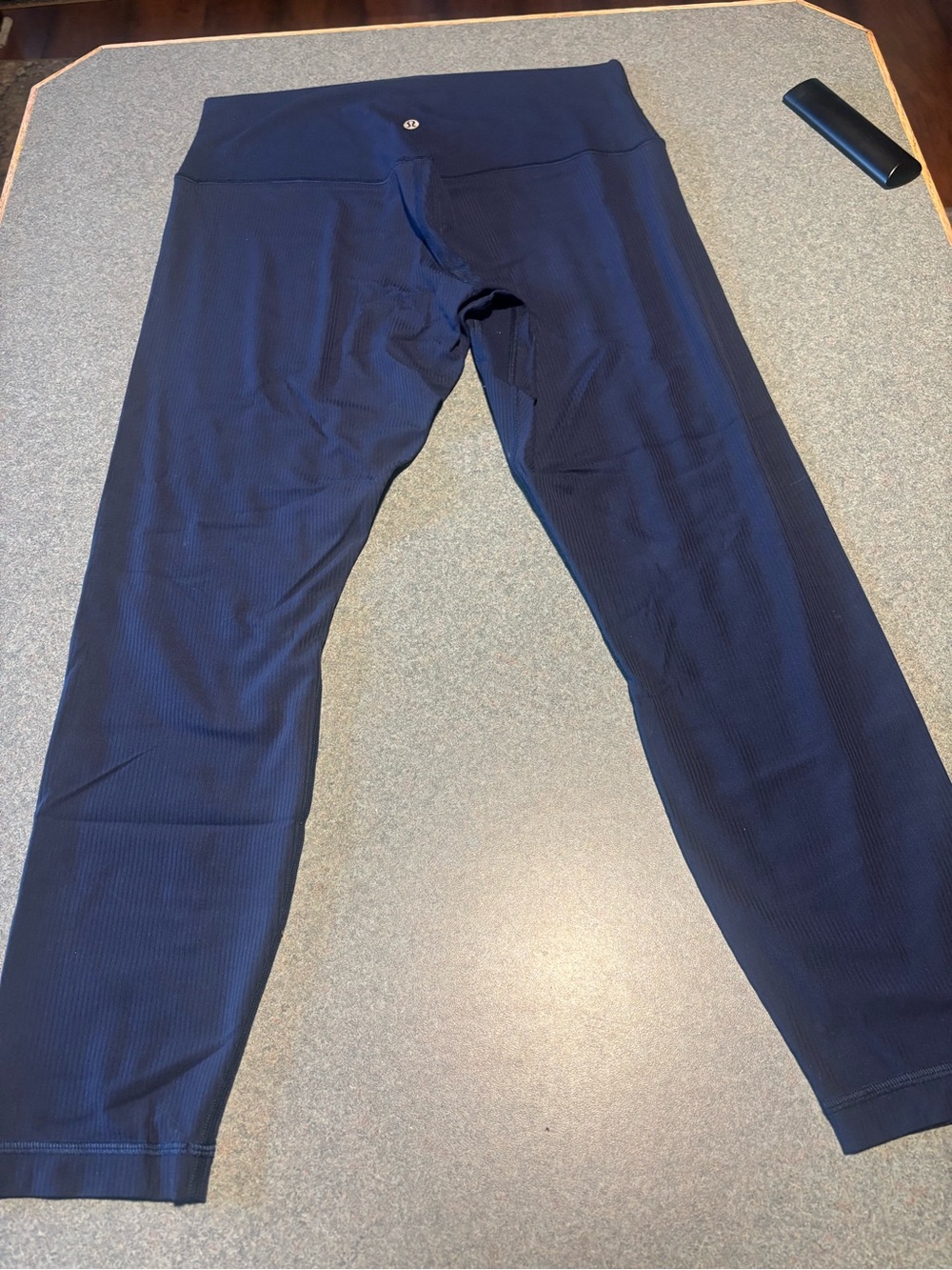 lululemon athletica  Navy Ribbed Leggings